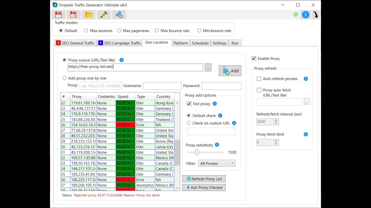 Torpedo Traffic Bot   Features Demo