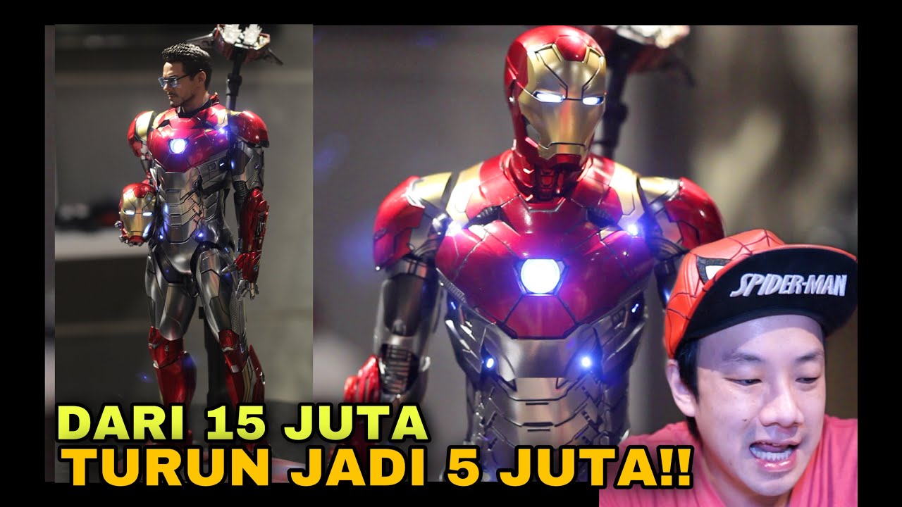 UNBOXING DAN REVIEW HOTTOYS IRONMAN MARK 47 REISSUE VERSION!!!