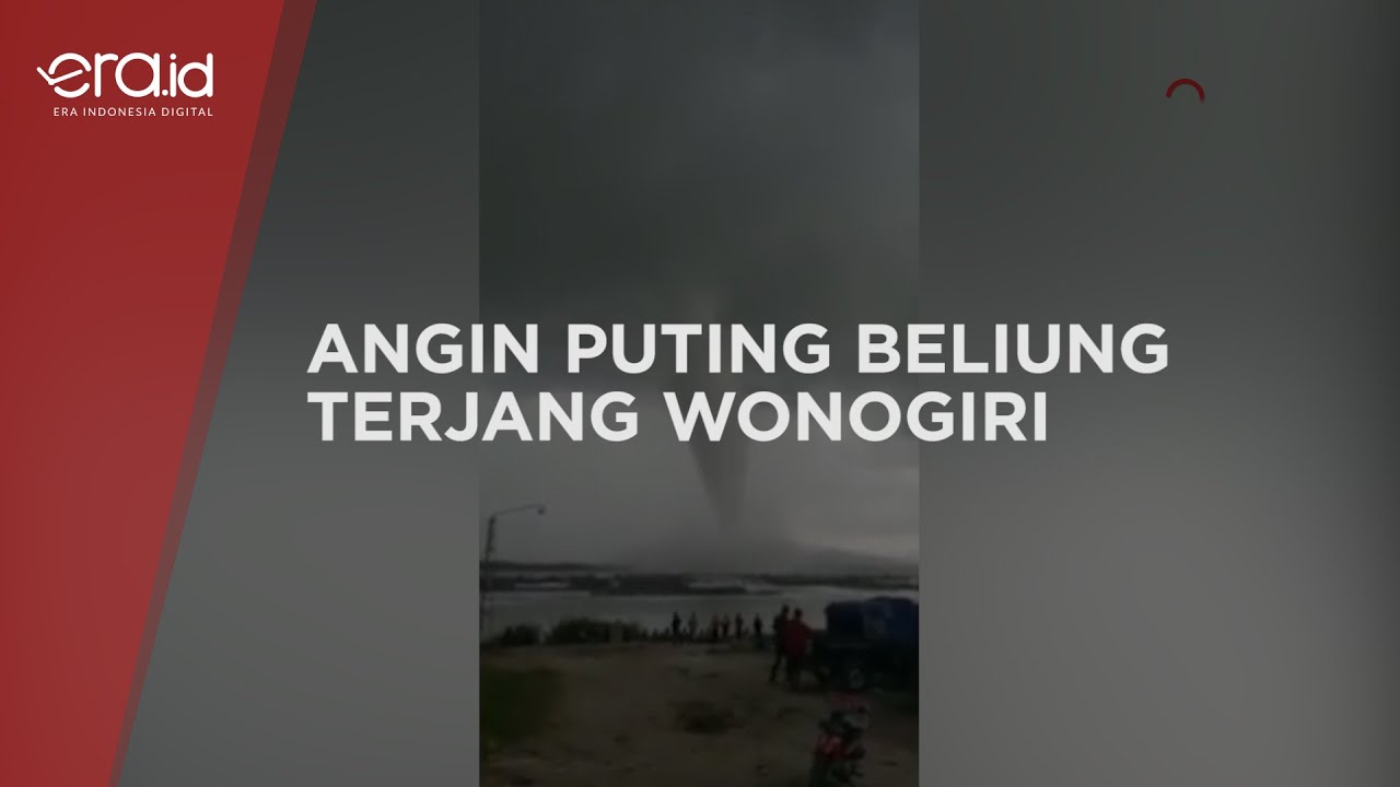 Angin Puting Beliung di Waduk Gajah Mungkur Wonogiri