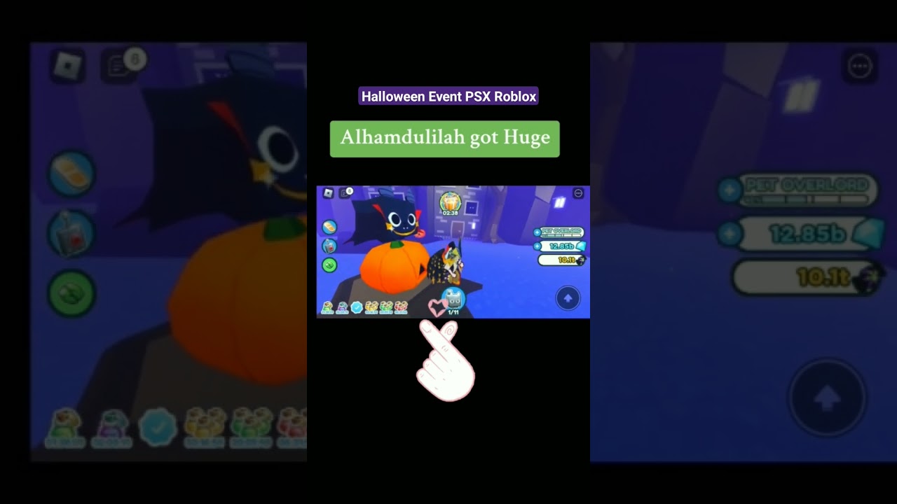 I got Huge (Halloween Event PSX)#roblox #petsimulator