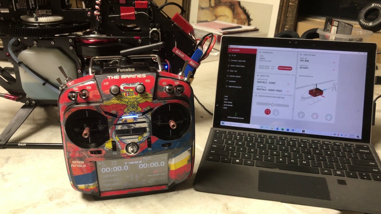 Bavarian DEMON Axon setup with Futaba T16SZ