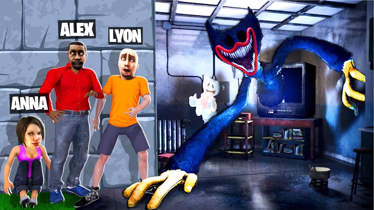 NIGHTMARE HUGGY WUGGY! SCAPPO DAL CAPITOLO 3 DI POPPY PLAYTIME SU GMOD