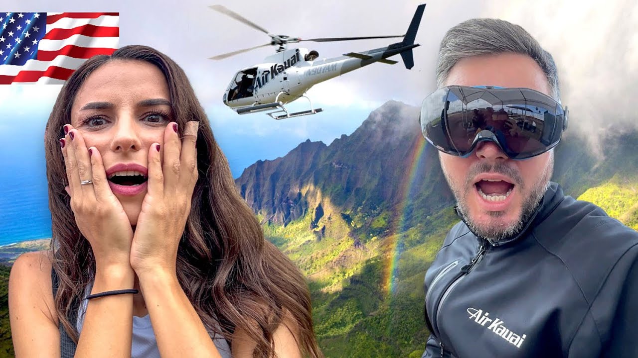 Experiență înspăimântătoare cu un elicopter FĂRĂ uși în Hawaii | Kauai