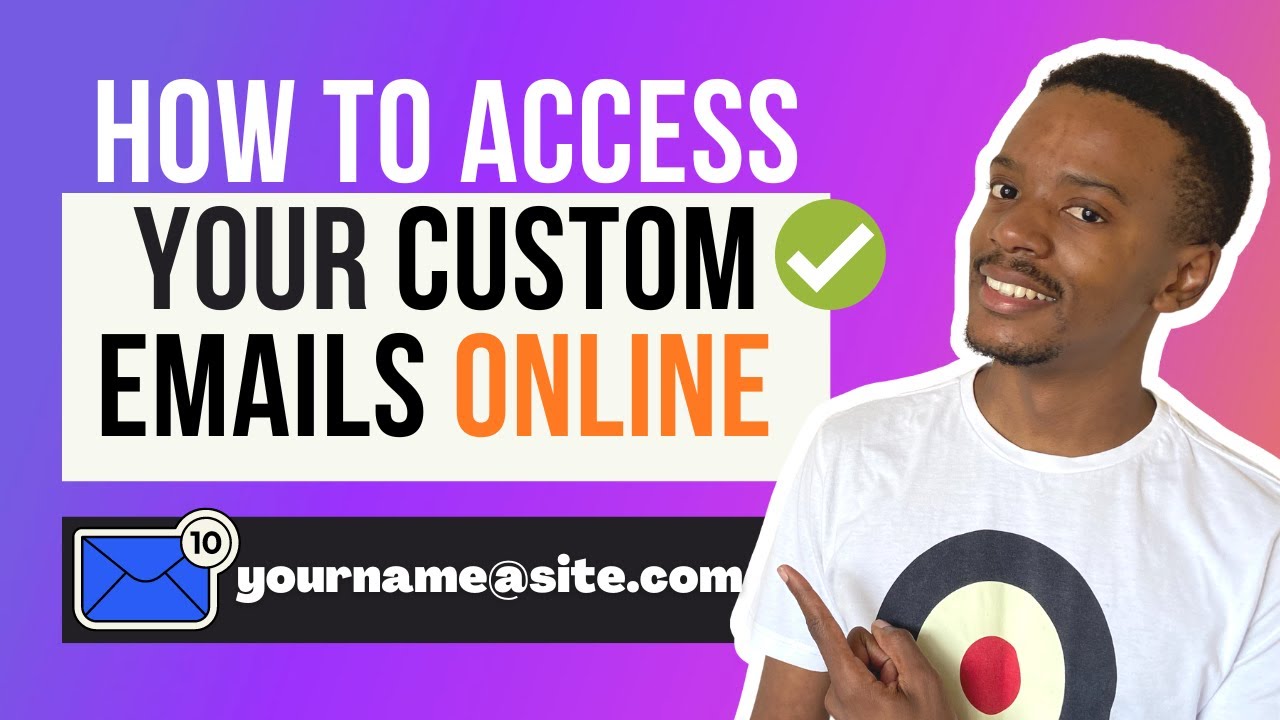 How to Access Your Custom Emails Online - Webmail