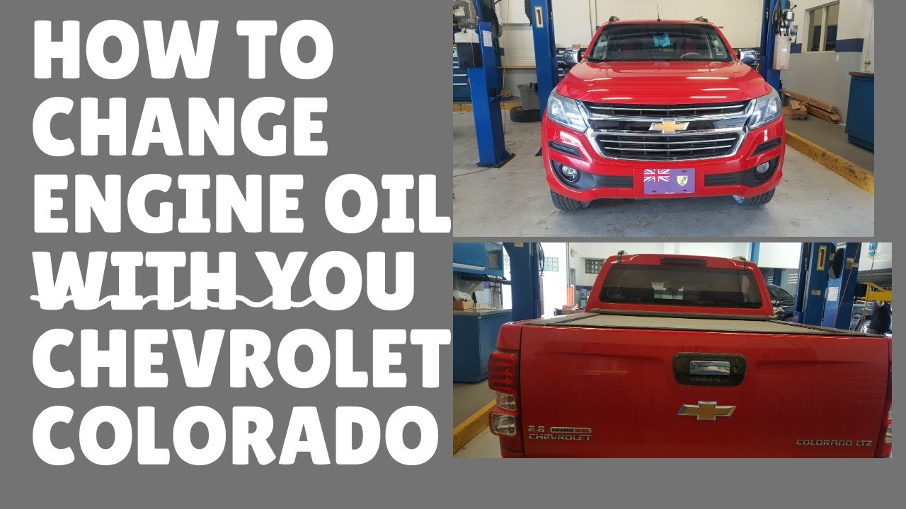 How to change oil and filter for Chevrolet Colorado Duramax engine 2.8 LT-LTZ 2012-2020.