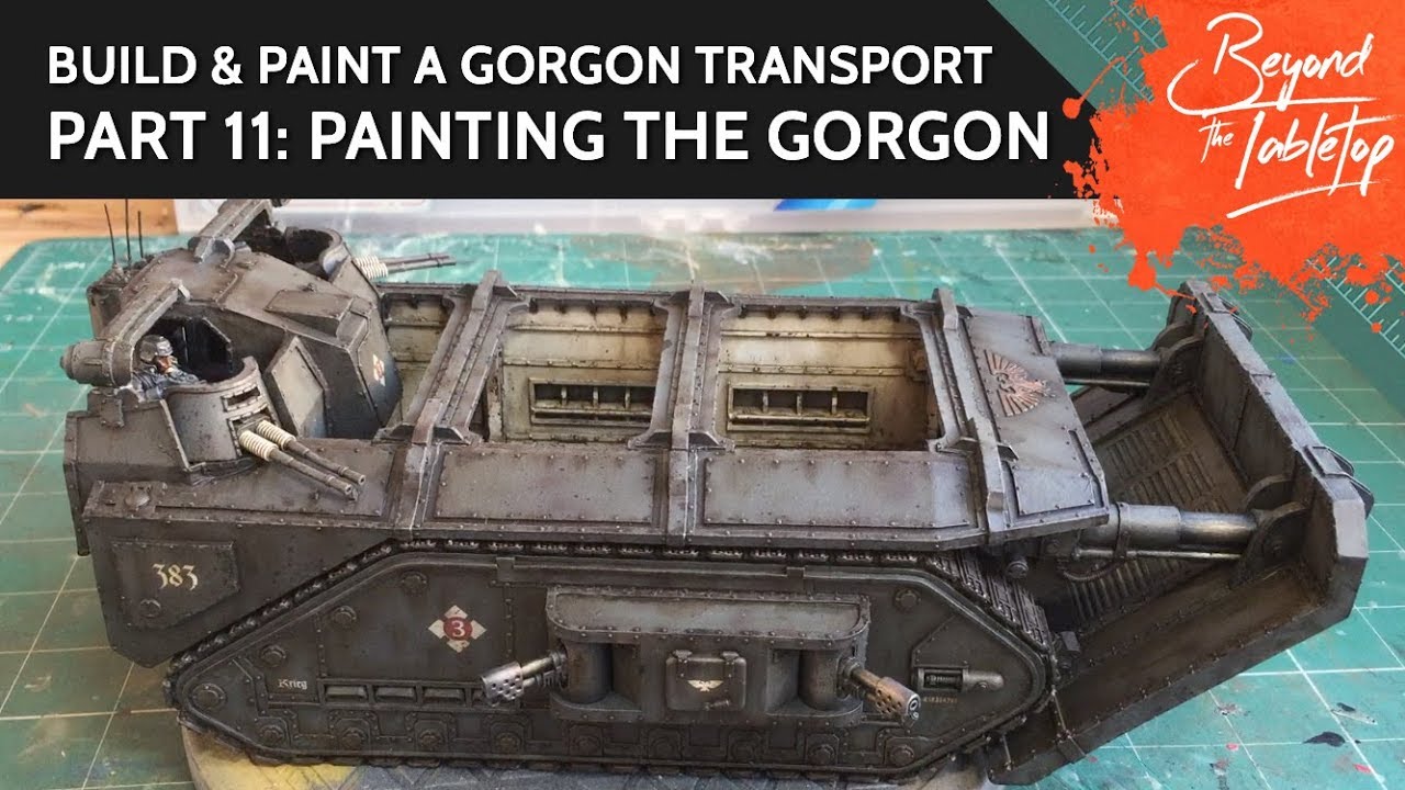 Build & Paint a Gorgon Transport. Part 11: Painting The Gorgon