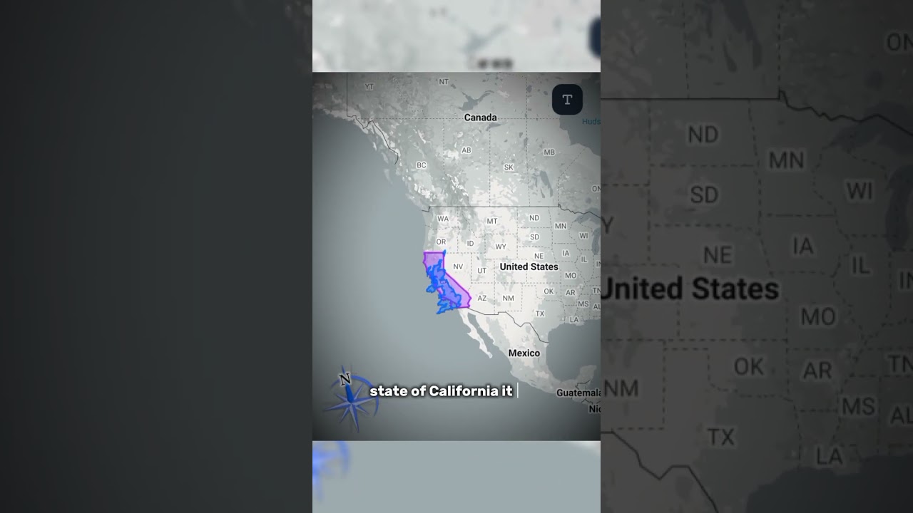 United Kingdom Fits Inside California 😲🌍 