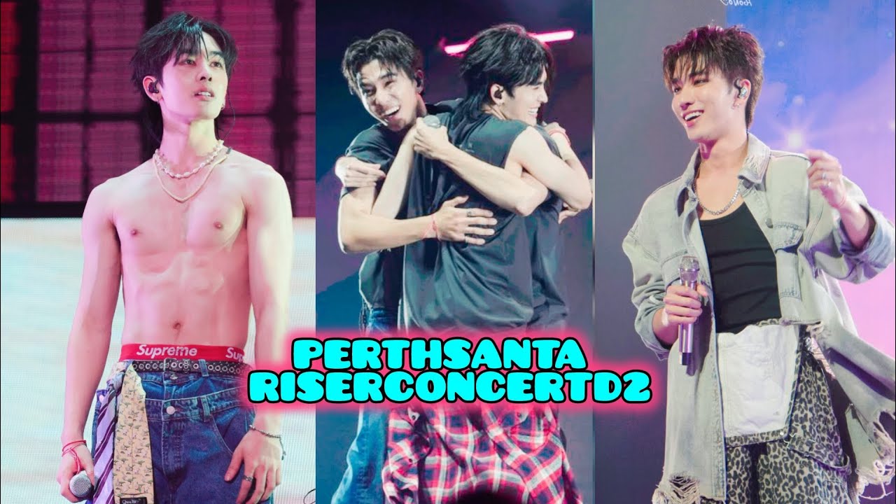 [PERTHSANTA RISER CONCERT D2🖤🤍] #perthsanta #santapp #perthtanapon #blkiss #riserconcert