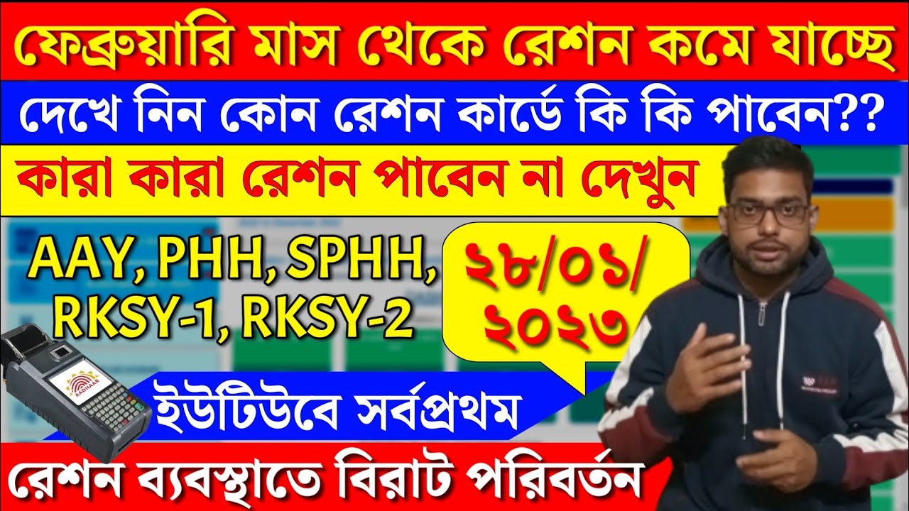 February Month Free Ration Benefits | WBPDS Free Ration Benefits