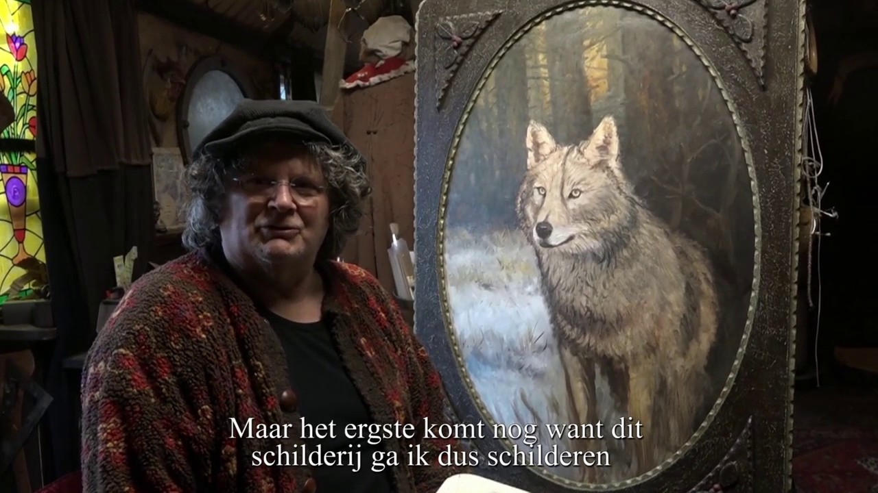 Ed van Heck schilder in zijn wereld