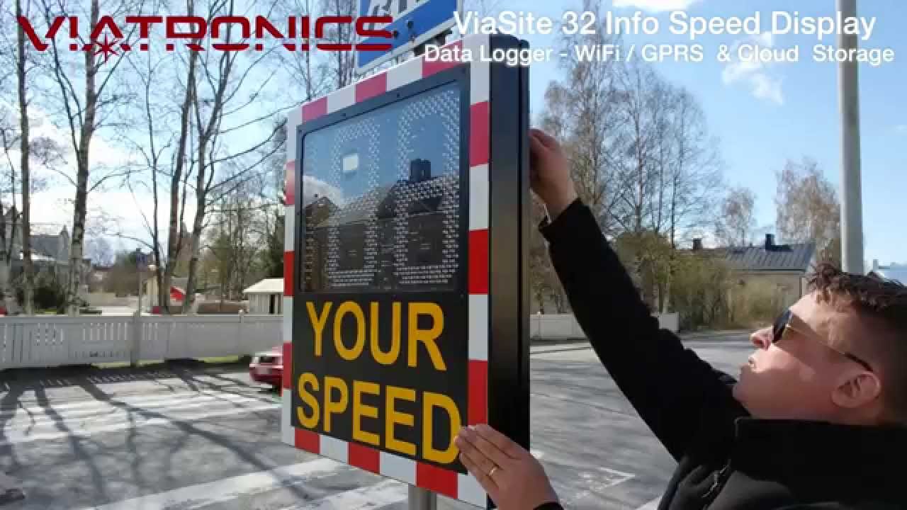 ViaSite 32 Info Radar Speed Display & Data Logger