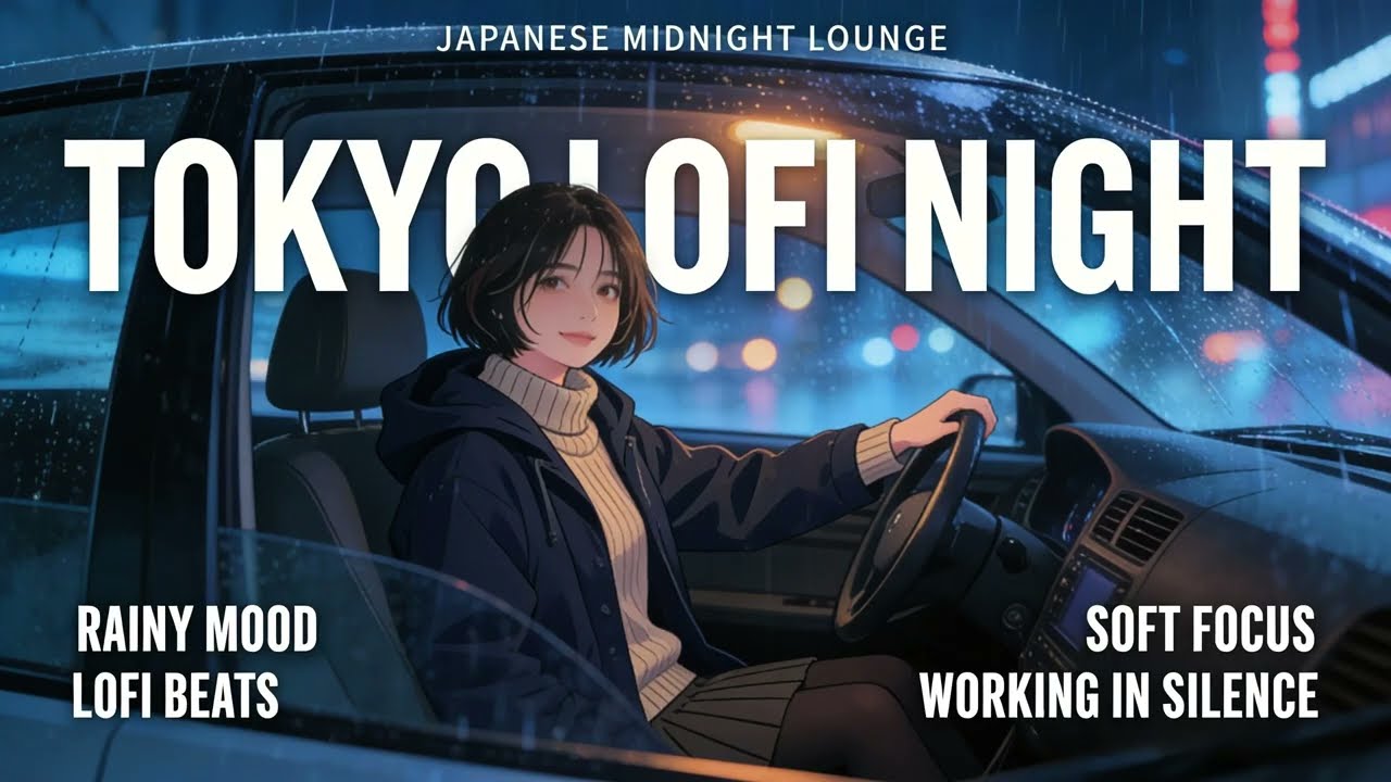Japanese R&B Rainy Mood🎧 | Warm Focus Rhythm | Tokyo Dream Soul【Playlist】