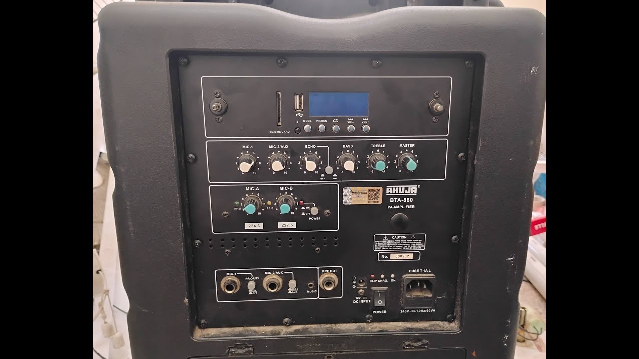 Ahuja BTA 880 pa amplifier AUTOMATIC band ho jana problem?