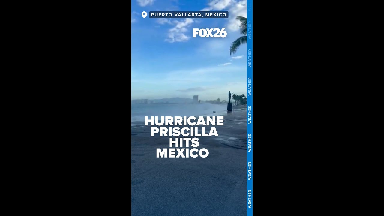 High waves hit Mexico’s Pacific coast on Tuesday