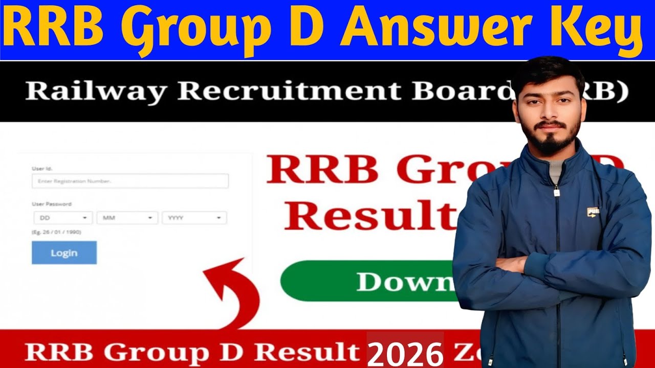 RRB  group d answer key 2026 download kaise kare ||@technicalgururavii 
