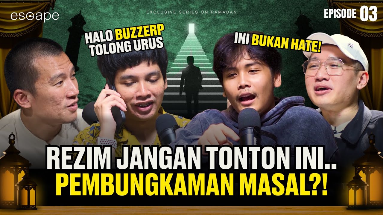 BINTANG EMON BUKA SUARA TENTANG REZIM?! - Escape Ep 3 (ft Felix Siauw, Koiyo Cabe)