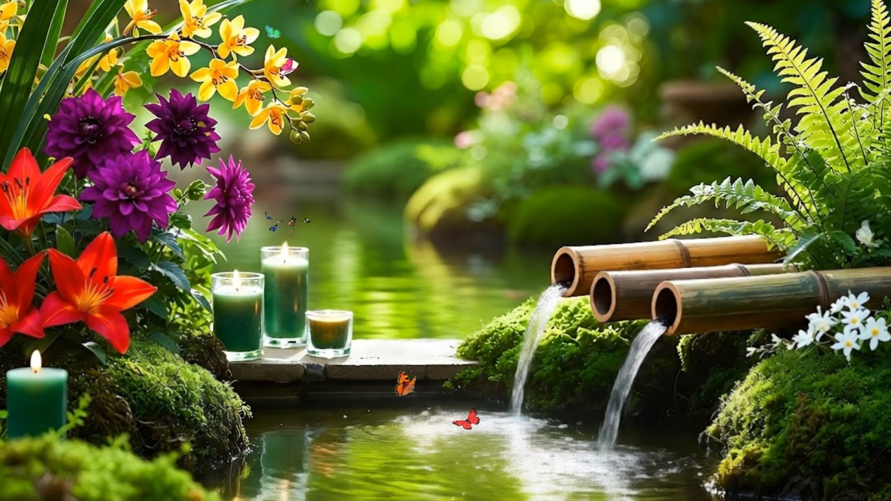 Relaxing Healing Music with Water Sounds for Body, Mind & Soul - Relieves Stress, Anxiety 24/7