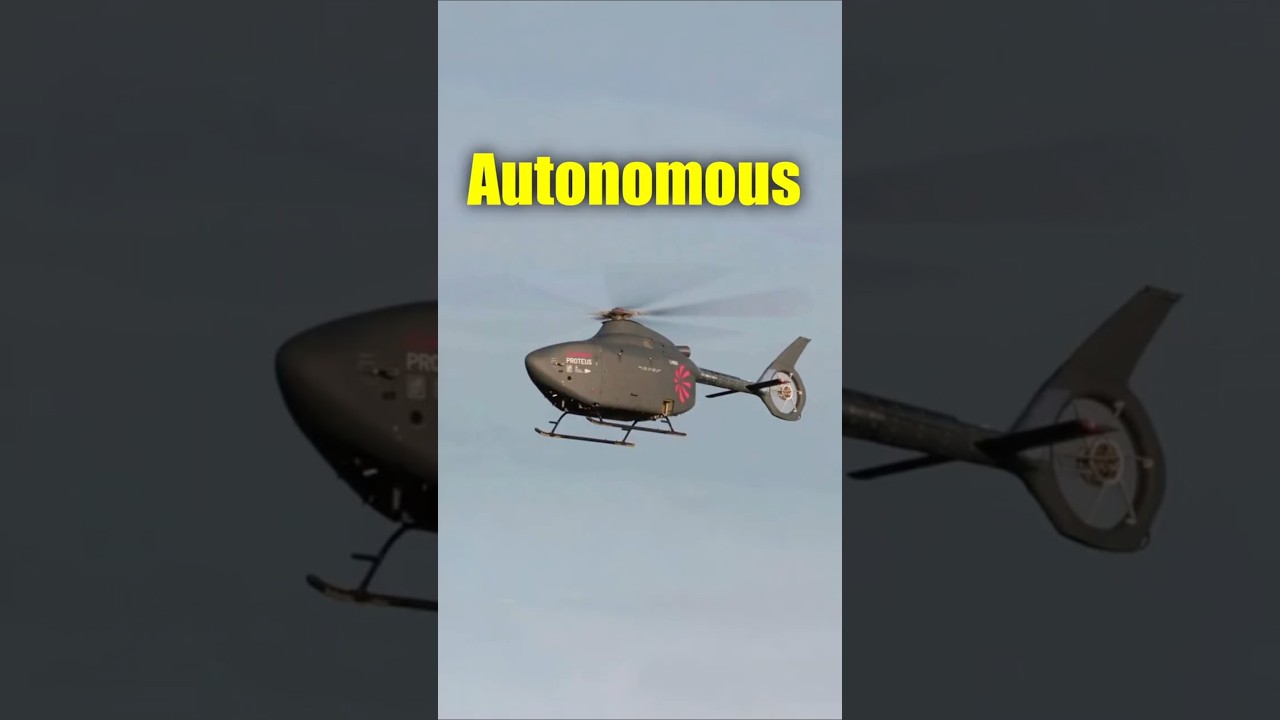 UK Tests Its First Fully Autonomous Helicopter 😳 | Proteus UAV