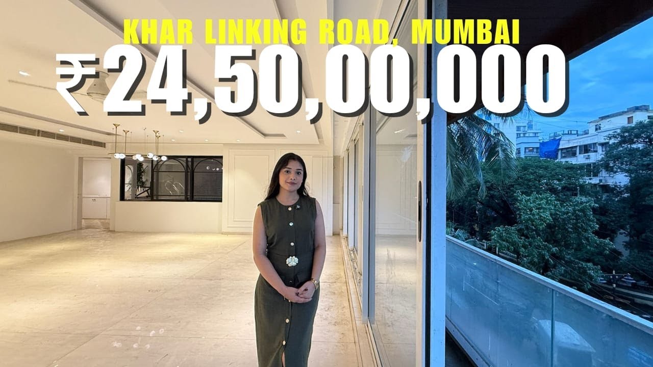 5BHK in Khar, Linking Road 🏡 | Private Elevator + Indoor Swimming Pool, Mumbai 😍✨
