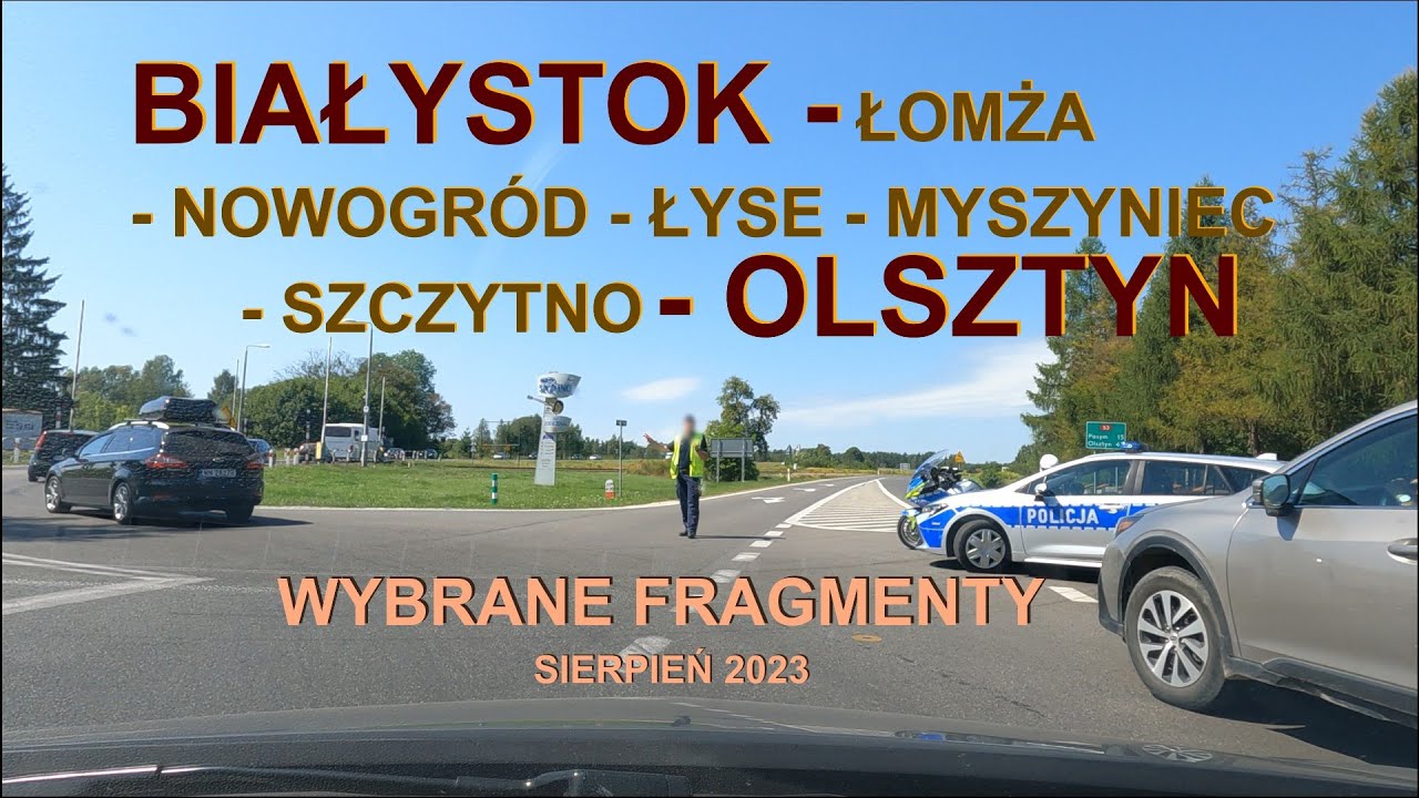 #240 Białystok – Olsztyn przez Łomżę – Łyse – Myszyniec – Szczytno z @agatabodkuchni w długi weekend