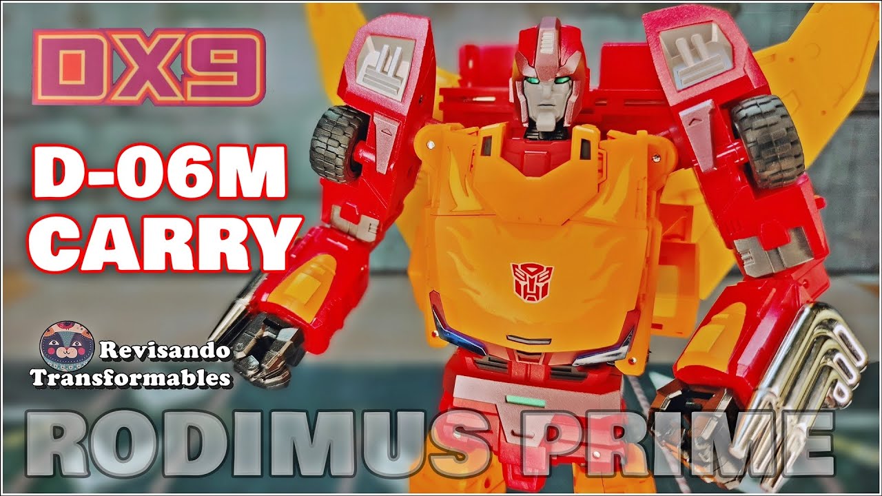 DX9 D-06M CARRY metallic version Masterpice Transformers G1 Rodimus Prime