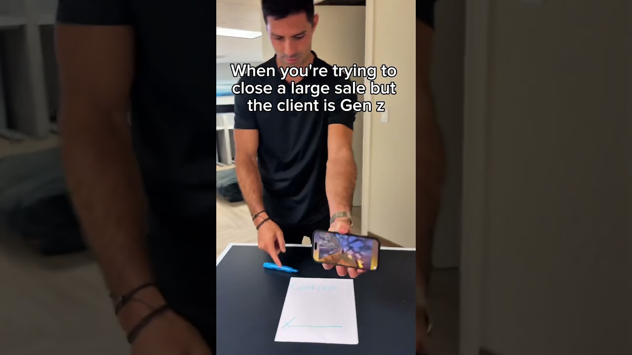 The best sales strategy 😂 #genz #genzcomedy #funny #salestips