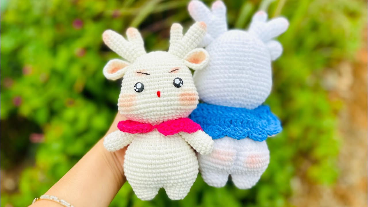 Móc Bé Rồng Mông Bự Cute - Crochet Cute Baby Dragon