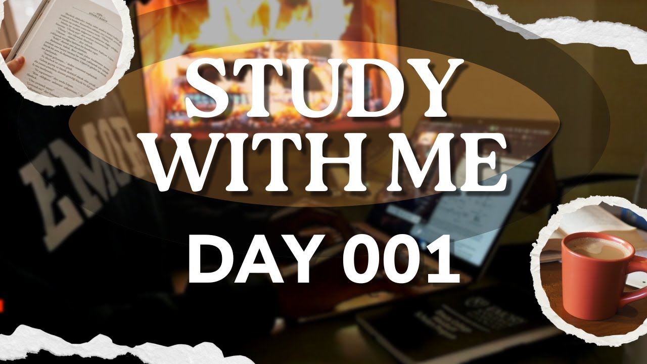 study with me Day 001 #studywithme #day001