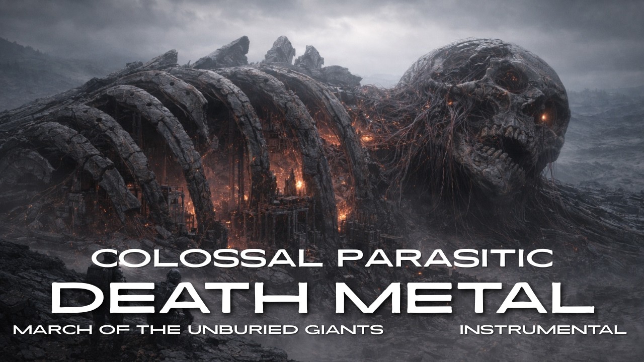 March of the Unburied Giants | Colossal Parasitic Death Metal Instrumental Mix