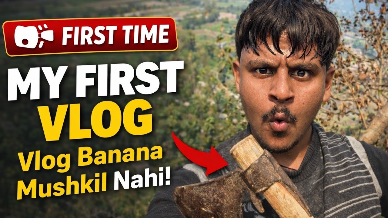 “My First vlog 🌳🔥 | Lakriyaan Zaroorat ke Mutabiq & Sookhi Hui Kaatien ✨ | Arslan Manj Vibes 💪” ✅