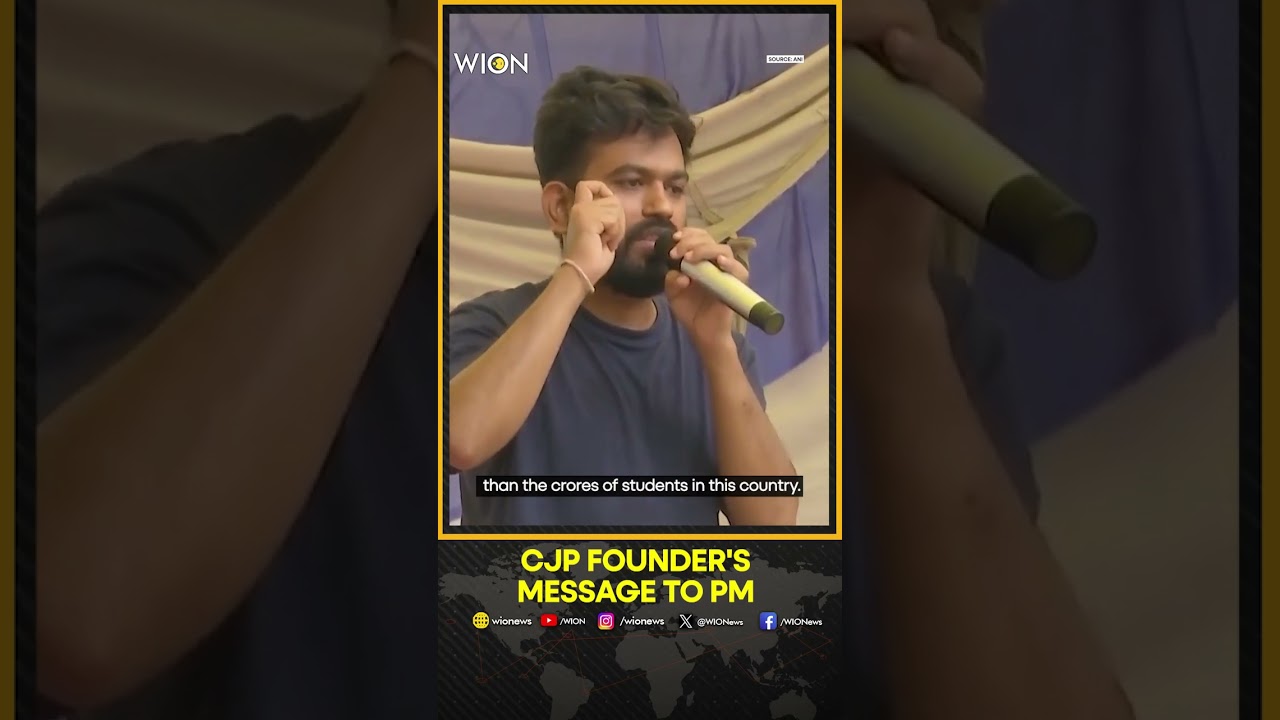 NEET Protest: CJP Founder Abhijeet Dipke Seeks Pradhan's Exit Over NEET Row | WION Shorts