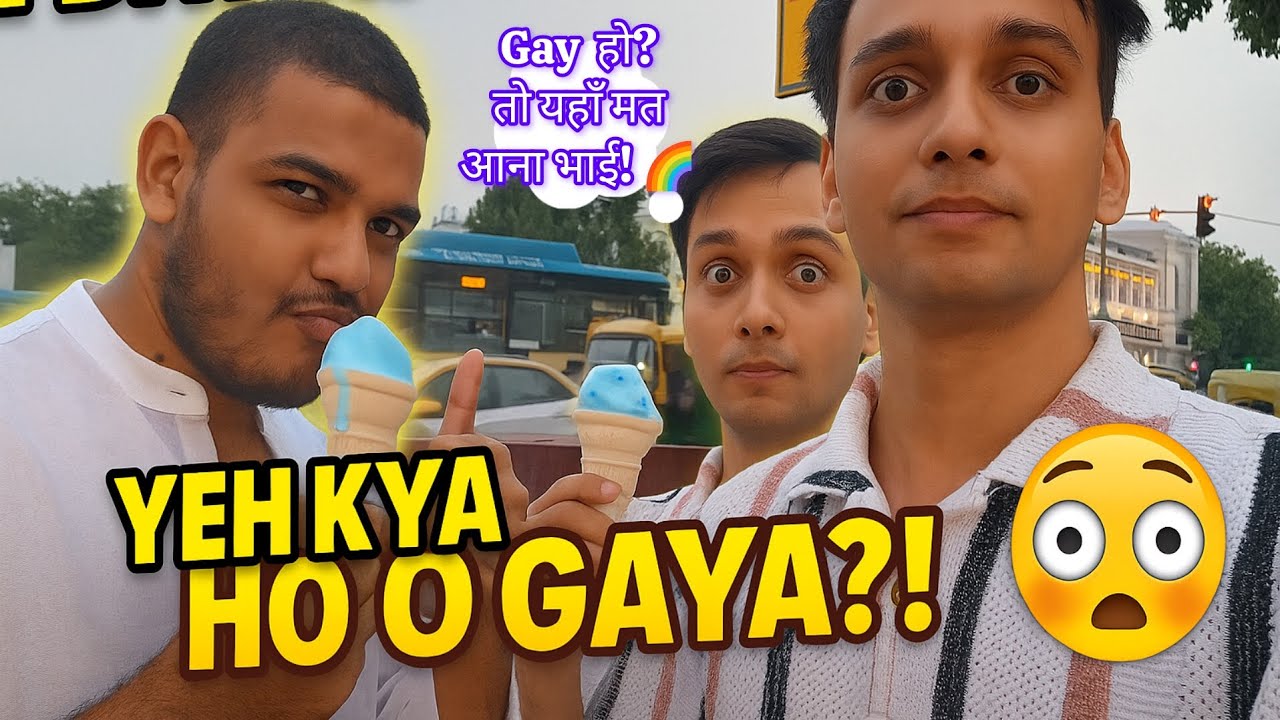 Pretending To Be Gay At Cannaught Place Delhi - You Won't Believe the Reactions 😱