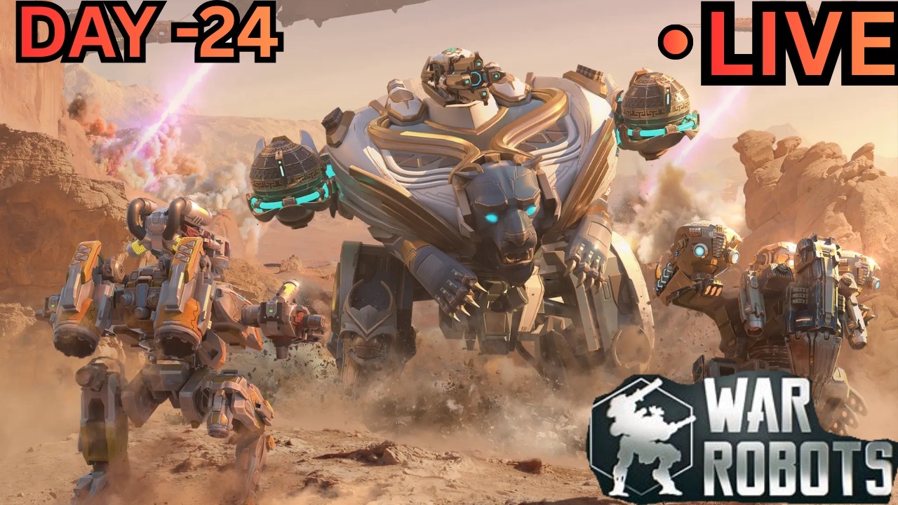 | WAR ROBOTS CHILL LIVE STREAM DAY 24 #warrobotslive #warrobotsindia #warrobots