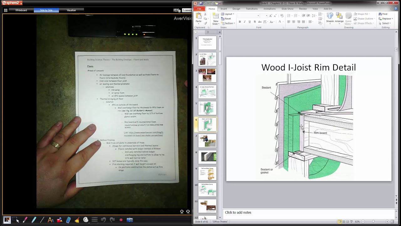 Floor & Wall Class Discussion