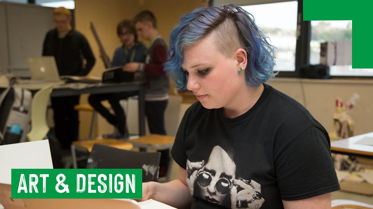 Studying Art and Design at East Sussex College Hastings ||