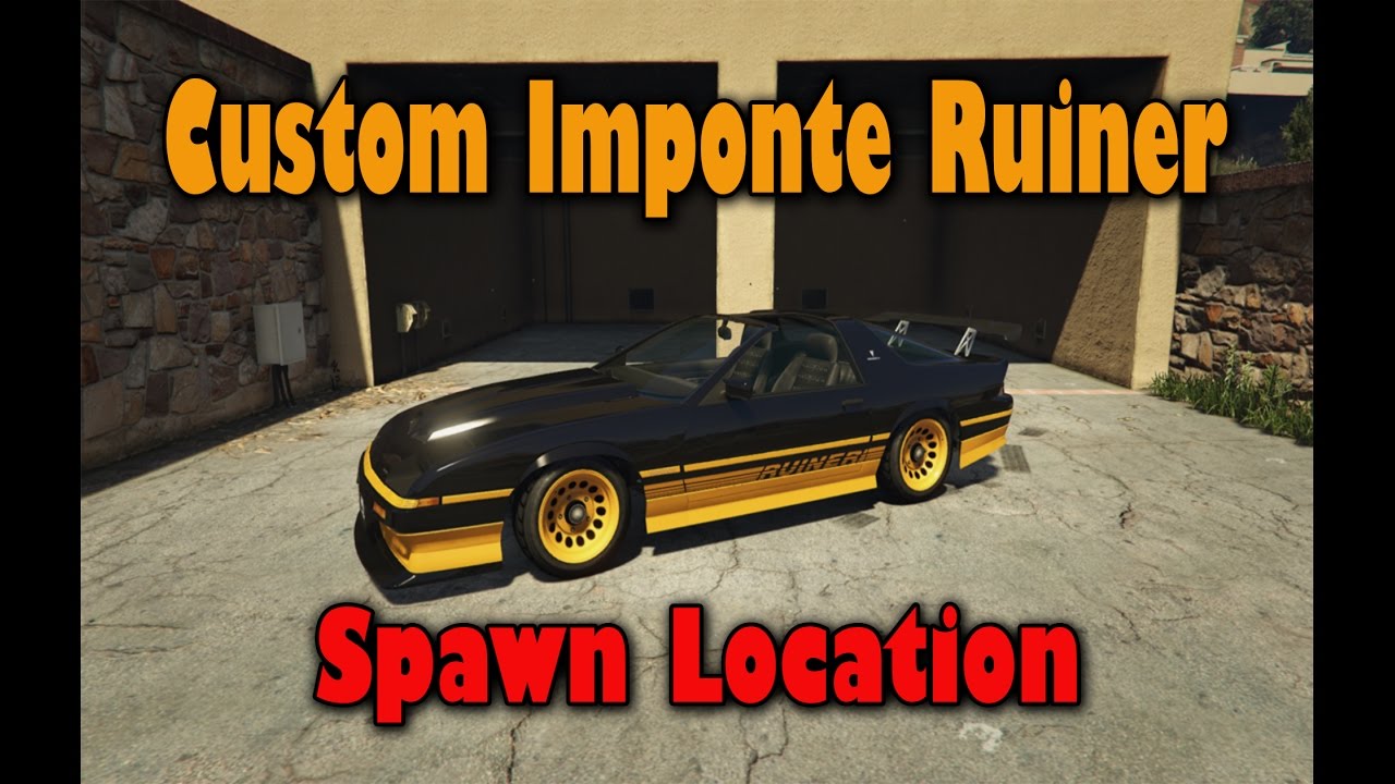 GTA 5 Online Custom Car Imponte Ruiner Spawn Location