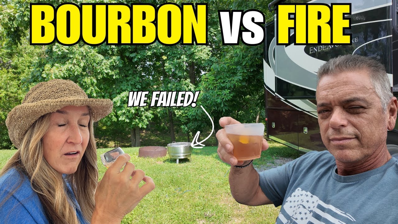 Bourbon Trail Adventure Gone Wrong | First Tasting & Campfire Fail
