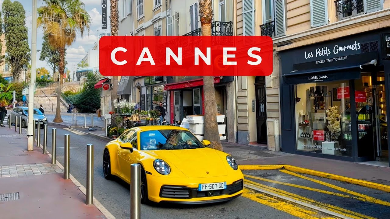 🇫🇷 From the Palais des Festivals to the Sea | Relaxing 4K Tour