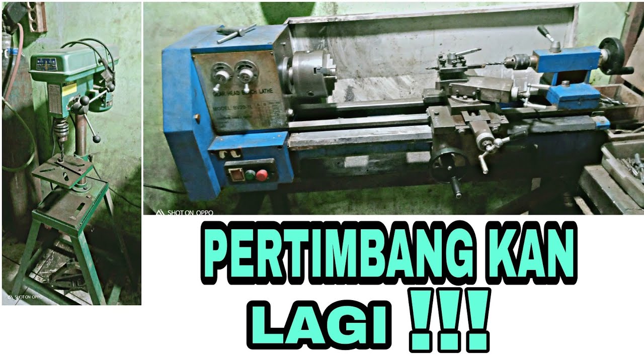 kondisi mesin bubut mini sudah 2 tahun lebih