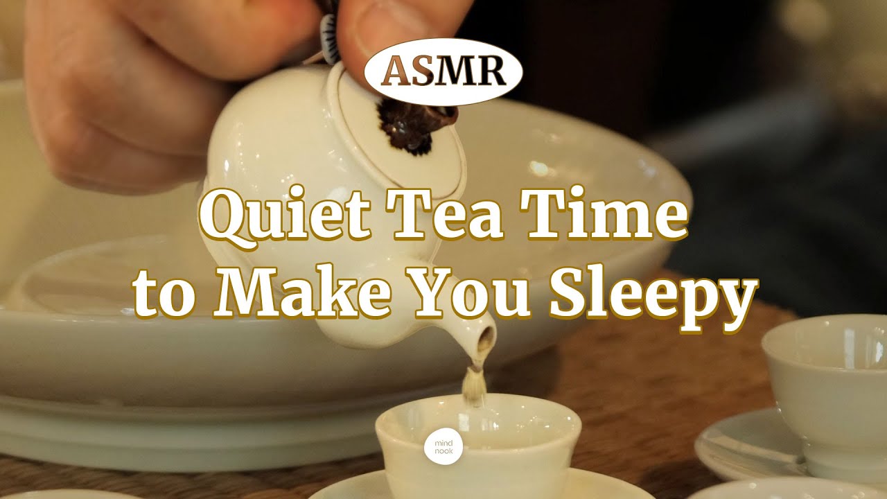 Calm Tea Time ASMR with Ambient Tea Pouring | Korean Tea Ceremony Sounds to Relax Your Mind