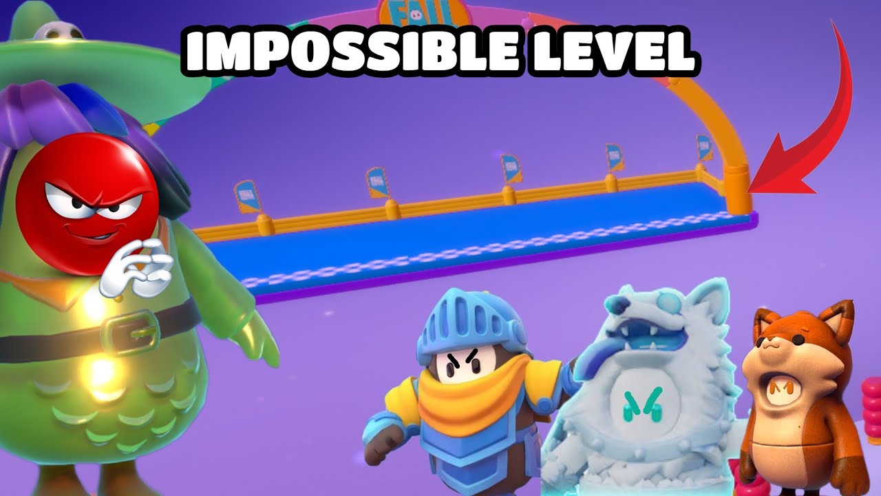 I TROLLED YouTubers With An Impossible Fall Guys Level!