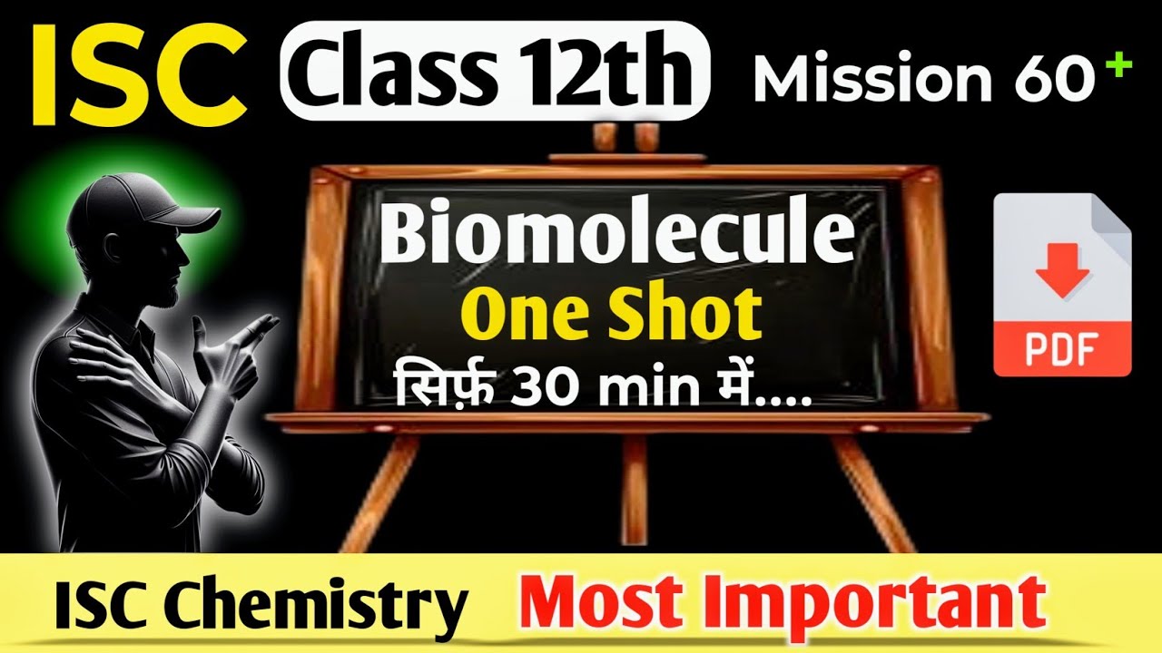 ISC Class 12 Biomolecule One Shot| ISC Chemistry 2026 | Most important|PYQ'S Keto Classes