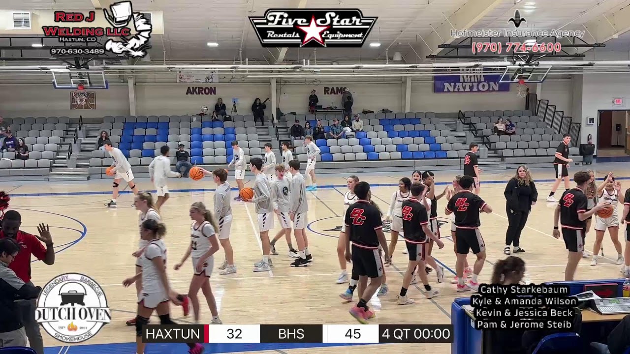 LPAA/UPL Crossover Tournament
HAXTUN VS BHS
