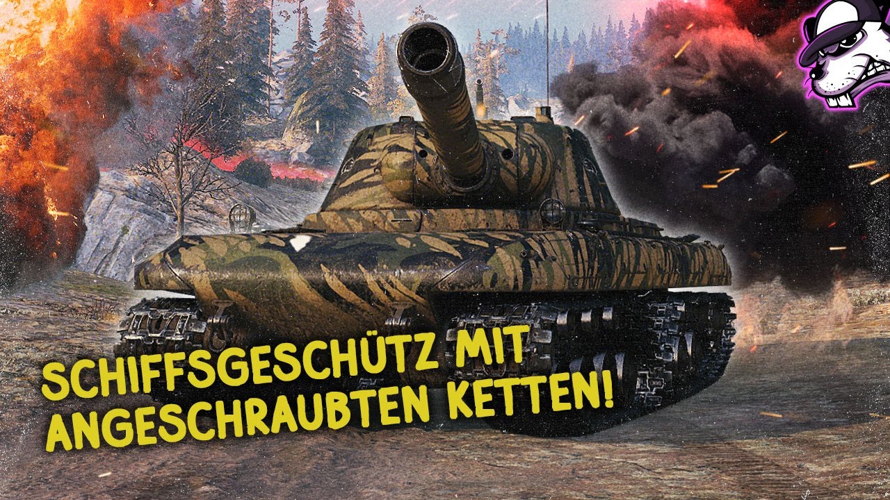 CC-46 Pancernik - Schiffsgeschütz mit angeschraubten Ketten [WoT - Gameplay - Deutsch]