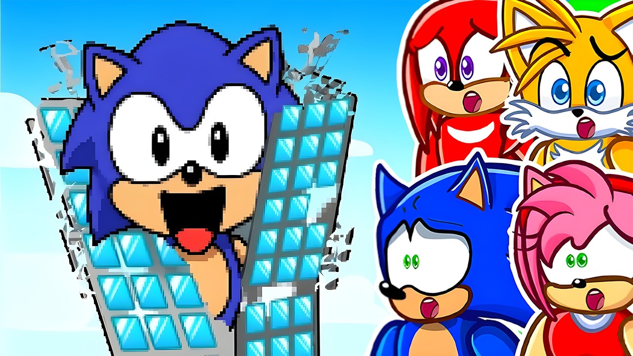 GIANT SONIC vs BUILDINGS..??