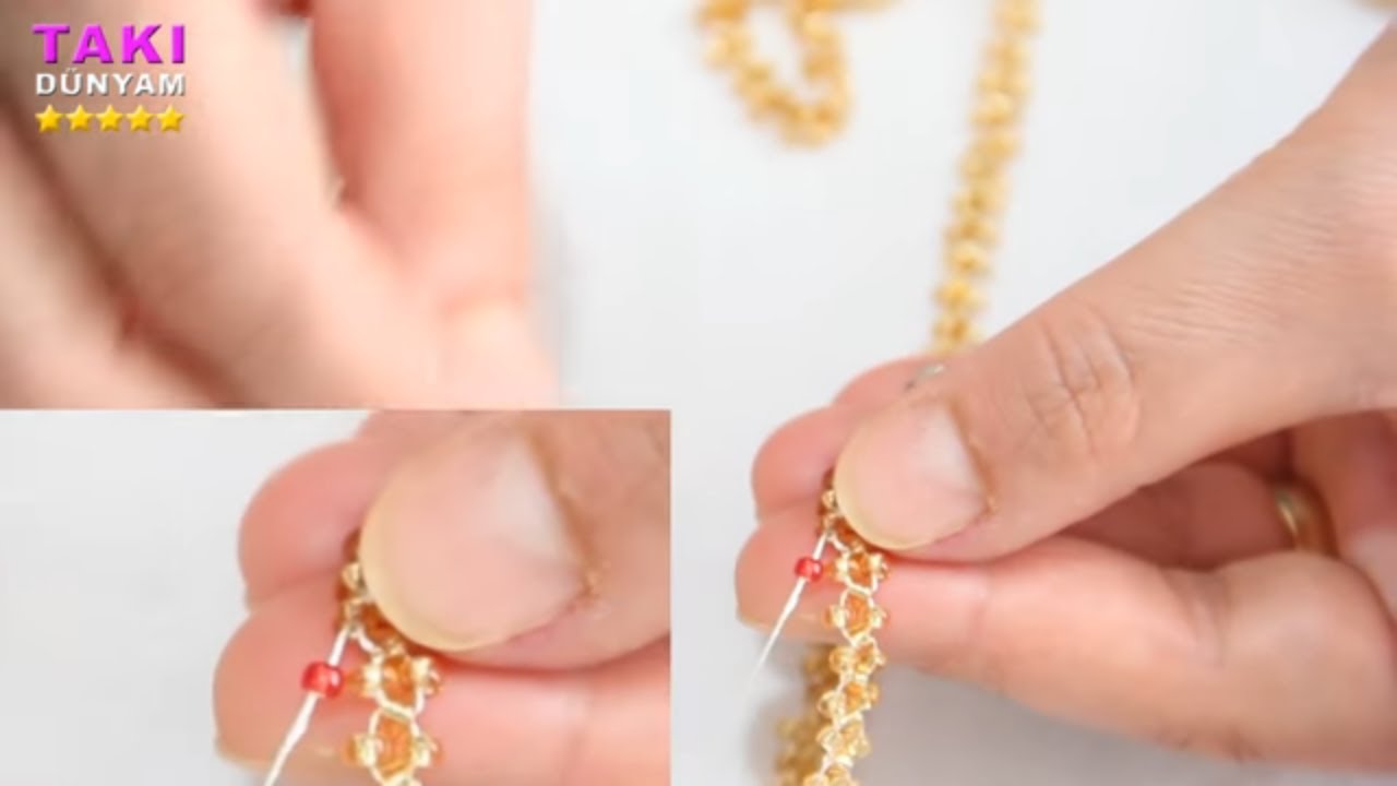 Takı Tasarımı-Şık Gözlük İpi Yapımı-EYEGLASS ROPE-ÖĞRETİCİ-DIY-TAKI DÜNYAM-DETAYLI VE SESLİ ANLATIM
