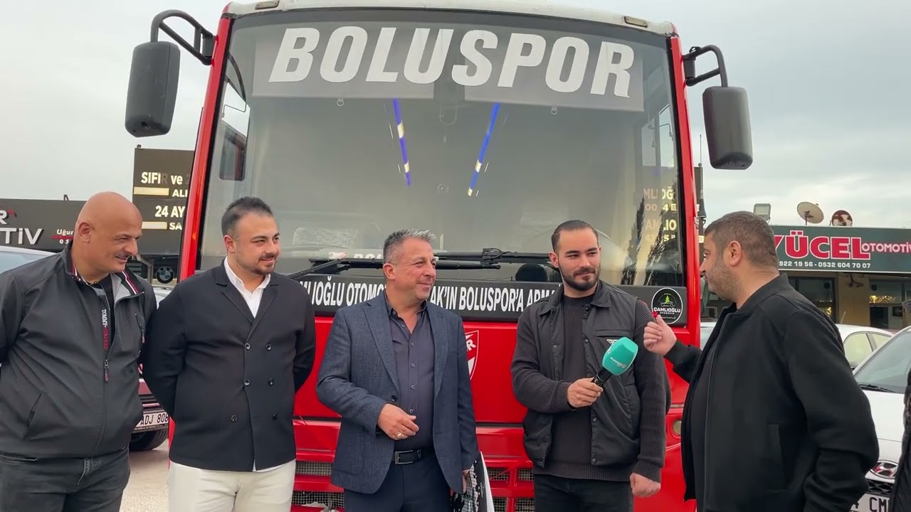 Boluspor'a Yeni Takım Otobüsü! Çamlıoğlu Otomotiv'den Altyapıya Dev Bağış!