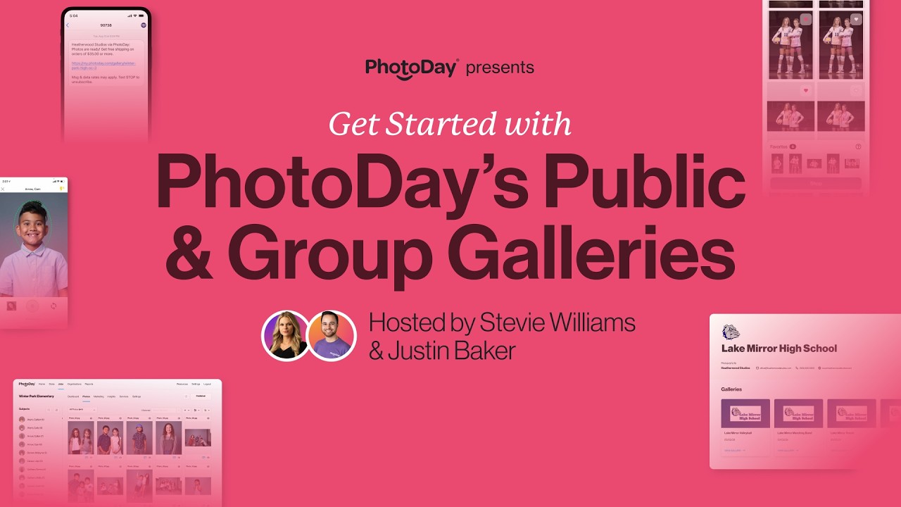 Get Started with PhotoDay’s Public & Group Galleries