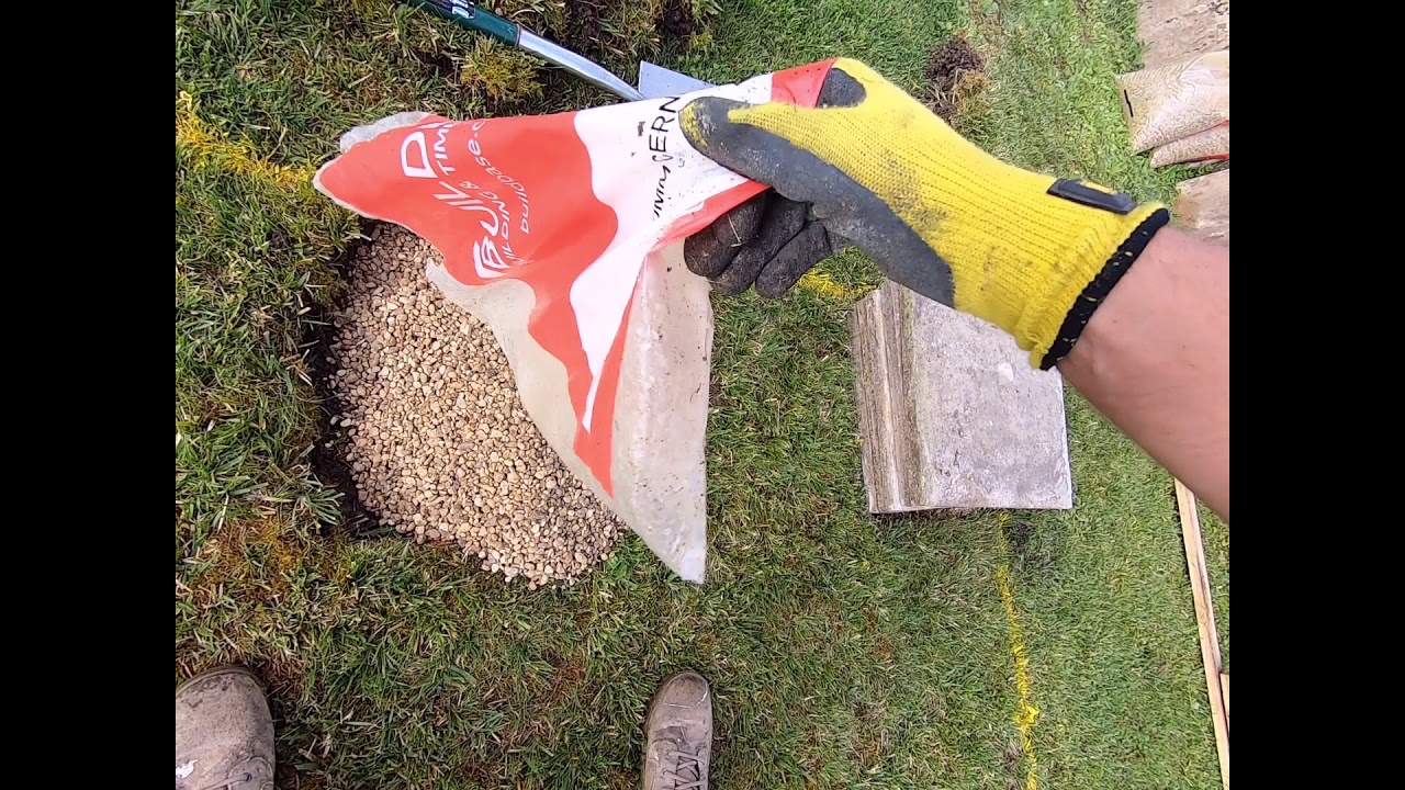 Part 1   Levelling an Uneven Surface for a Shed Base