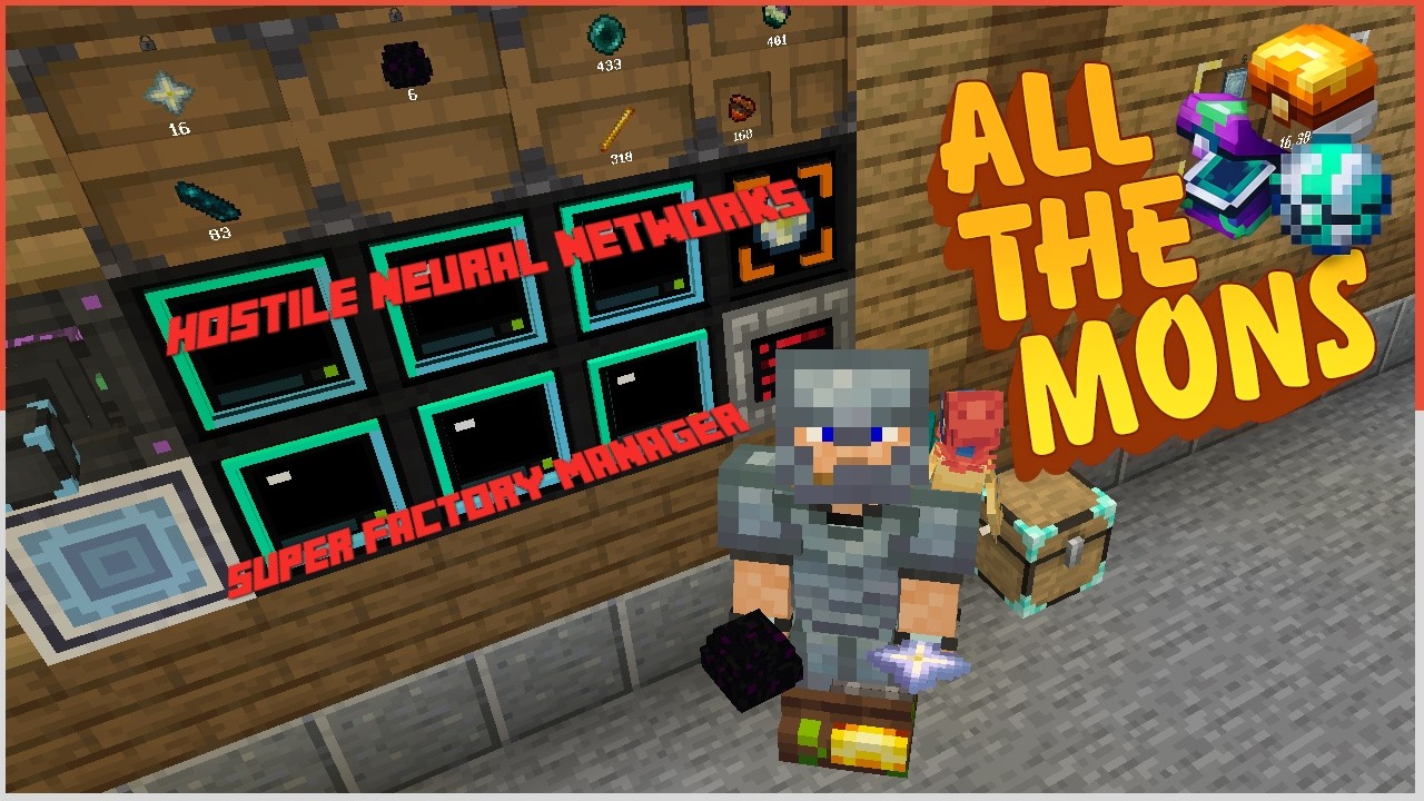 All The Mons - Эпизод 14 - Простая автоматизация охоты на Эндер-дракона и Визера!